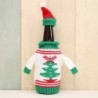 * 3 Karácsonyfa Karácsonyi Santa Pants Candy táskák Bor harisnya üveg ajándék táska Xmas dekoráció