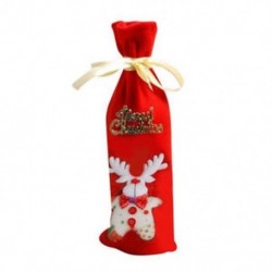 * 7 Elk Karácsonyi Santa Pants Candy táskák Bor harisnya üveg ajándék táska Xmas dekoráció