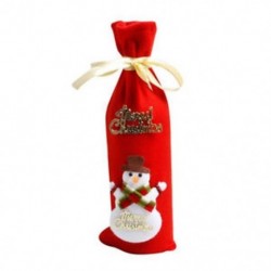* 7 Hóember Karácsonyi Santa Pants Candy táskák Bor harisnya üveg ajándék táska Xmas dekoráció