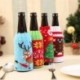 * 7 Hóember Karácsonyi Santa Pants Candy táskák Bor harisnya üveg ajándék táska Xmas dekoráció