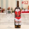 * 12 Karácsonyi Santa Pants Candy táskák Bor harisnya üveg ajándék táska Xmas dekoráció