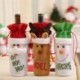 * 12 Karácsonyi Santa Pants Candy táskák Bor harisnya üveg ajándék táska Xmas dekoráció