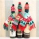 * 12 Karácsonyi Santa Pants Candy táskák Bor harisnya üveg ajándék táska Xmas dekoráció