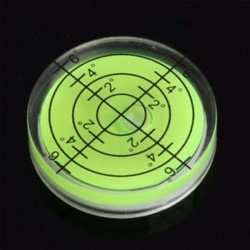 Zöld Spirit Bubble Degree Mark felszíni kerek körmérő mérő 32x7mm
