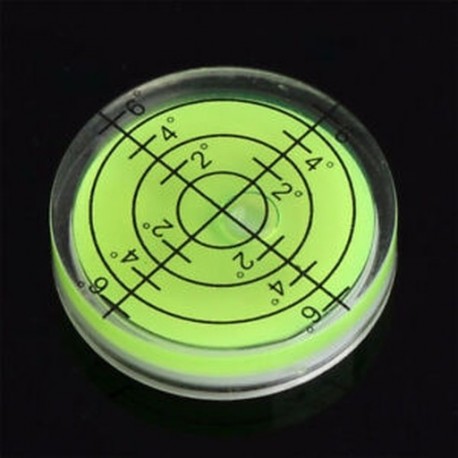 Zöld Spirit Bubble Degree Mark felszíni kerek körmérő mérő 32x7mm
