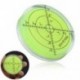 fehér Spirit Bubble Degree Mark felszíni kerek körmérő mérő 32x7mm
