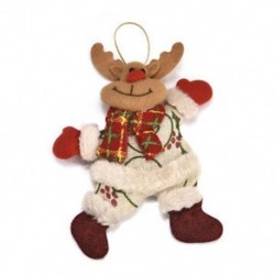 C Karácsonyi díszek Mikulás hóember rénszarvas játék baba Hang dekoráció ajándék