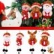 C Karácsonyi díszek Mikulás hóember rénszarvas játék baba Hang dekoráció ajándék