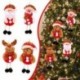 C Karácsonyi díszek Mikulás hóember rénszarvas játék baba Hang dekoráció ajándék