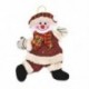 C Karácsonyi díszek Mikulás hóember rénszarvas játék baba Hang dekoráció ajándék