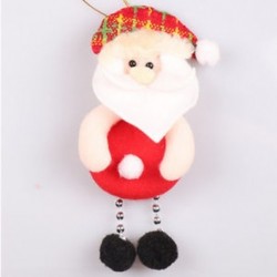 * 2 Mikulás Karácsonyi díszek Mikulás hóember rénszarvas játék baba Hang dekoráció ajándék