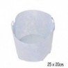 3 Gallon with Handles Fehér kerek szövet edények növény gyökér tasak konténer nő zsák levegőztető tartály