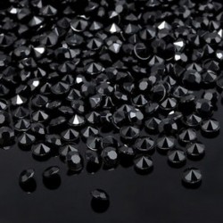 Fekete 1000PCS 4.5mm Esküvői Party Dekorációs Kristályok Gyémánt Táblázat Konfetti Kellékek