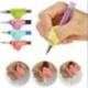 * 4 1db Véletlenszerű 3Pcs / Set Gyermek ceruzatartó tollírás Grip testtartás korrekciós eszköz Új