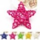Arany 5Pcs / Set 6CM Rattan Csillagdísz Díszek DIY Karácsony / Születésnap &amp  Home Deor