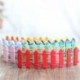 5X-es fa Palisade kerítés Craft Plant Pot Fairy kerti dekoráció Dollhouse dísz