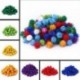 Sárga 100pcs plüss labda 15mm karácsonyi díszek kézműves karácsonyi ajándék doboz dekoráció DIY