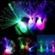 1db 5 / 10Pc Peacock Light Up ujj gyűrű lézer LED világít a sötét pálca gyerek gyerekek játék