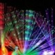 1db 5 / 10Pc Peacock Light Up ujj gyűrű lézer LED világít a sötét pálca gyerek gyerekek játék