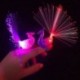 1db 5 / 10Pc Peacock Light Up ujj gyűrű lézer LED világít a sötét pálca gyerek gyerekek játék