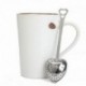 * 4 Rozsdamentes acél laza tea levélszűrő gyógynövény fűszer szűrő diffúzor tea infuser