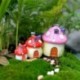 3db Mini Tree Új figura kézműves növény pot kerti dísz miniatűr tündér kert dekoráció DIY