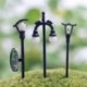 5Pcs Mini utcai lámpák Új figura kézműves növény pot kerti dísz miniatűr tündér kert dekoráció DIY
