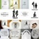* 16 Új WC-ülés Art fal idézet matrica fürdőszoba dekoráció Decal Vinyl Art Decor