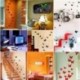 Piros HOT 12 db 3D fali matrica matricák Pillangó lakberendezés DIY szoba dekorációk JP