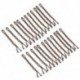 Arany 24pcs Hairpin Set Hair Pin Esküvői ékszerek Bobby Pin Clip Hairpin menyasszony mappa
