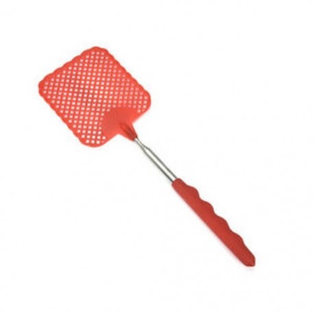 Piros Meghosszabbítható 73 cm-es teleszkópos szúnyoghullámú pelyhesítő műanyag megakadályozza a pogácsát