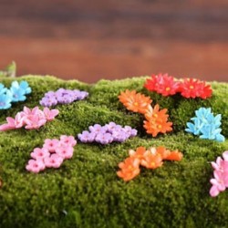 10db miniatűr moha virág tündér kert gyanta mikro táj dekor kézműves