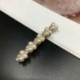 * 1 Nők Shine Barrettes Hair Clip Kristály Elegáns Pearl Hairpin Barrette Headdress