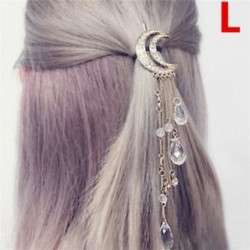 L-1PC arany 20 / 40Pc Lady Esküvői menyasszonyi gyöngyvirág Crystal Hair Pins Clip Bridesmaid Party