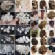 L-1PC arany 20 / 40Pc Lady Esküvői menyasszonyi gyöngyvirág Crystal Hair Pins Clip Bridesmaid Party