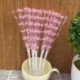 Rózsaszín 10PCS Pearl gyöngyös DIY menyasszonyi csokrok Esküvői party dekoráció fehér rózsaszín ezüst Új