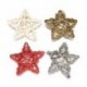 Piros 5PCS 6CM Rattan Csillagdíszek Díszek Karácsony / Születésnap és Lakberendezés DIY