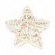 fehér 5PCS 6CM Rattan Csillagdíszek Díszek Karácsony / Születésnap és Lakberendezés DIY