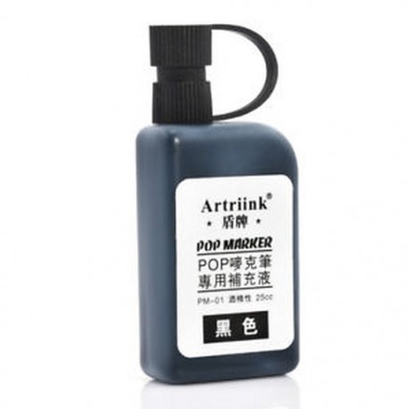 Fekete 25ml Alkohol tintapatron újratöltése Poster POP reklámjelző toll