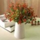 Lila Művirág Selyem Gypsophila Virágcsokor Esküvői lakberendezési dekoráció Új