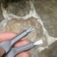 Fekete Pocket Outdoor Tool EDC csavarhúzó rozsdamentes acél kulcstartó kulcstartó Multi Kit