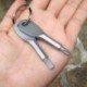 Ezüst Pocket Outdoor Tool EDC csavarhúzó rozsdamentes acél kulcstartó kulcstartó Multi Kit