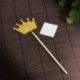 24db Arany színű korona alakú tortadísz muffin - tortadísz szülinapra - babaváróra - különleges alkalmakra