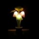 Napraforgó virág US Plug virág gomba LED éjszakai fényérzékelő Baba ágy szoba fali lámpa dekoráció ÚJ