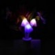 Napraforgó virág US Plug virág gomba LED éjszakai fényérzékelő Baba ágy szoba fali lámpa dekoráció ÚJ