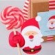 Pingvin 50db karácsonyi nyalóka botok papír candy csokoládé torta pops party dekoráció