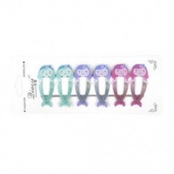 * 2 6Pcs (sellő) 6Pcs lányok baba gyümölcs haj klipek Snaps Hairpin Mini Barrettes haj kiegészítők