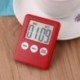 Piros Mágneses nagy LCD digitális konyhai főzési időzítő Count-Down Up Clock Alarm Hot