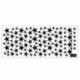 Fekete 110Pcs több méretű csillag cserélhető fali matricák Baby Room matricák Art Vinyl Decor