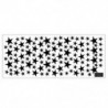 Fekete 110Pcs több méretű csillag cserélhető fali matricák Baby Room matricák Art Vinyl Decor